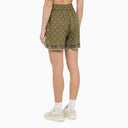 Palm Angels Boxer Shorts With Military Green Print