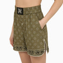 Palm Angels Boxer Shorts With Military Green Print