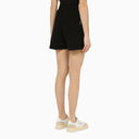 Palm Angels Black Cotton Logo Shorts