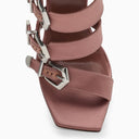 Paris Texas Ursula 105 High Sandal In Dark Pink Satin