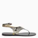 Paris Texas Amalfi Thong Sandal In Leather