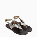 Paris Texas Amalfi Thong Sandal In Leather