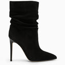 Paris Texas Black Leather Boot - Balardi