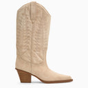 Paris Texas Texan Rosario Ecru Leather Boot
