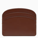 A.P.C. Brown Demi Lune Credit Card Holder