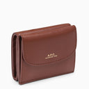 A.P.C. Genève Hazelnut Leather Trifold Wallet