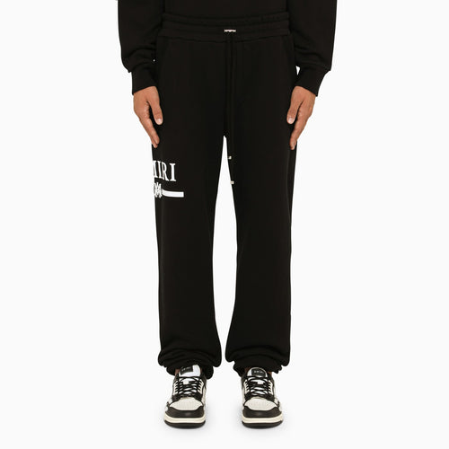 Amiri Black Cotton Jogging Trousers