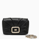 Sacca roger vivier nera viv 'choc in pelle
