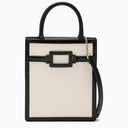 Roger Vivier Ivory/Black Pvc Mini Bag - Balardi