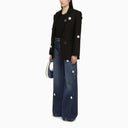 David Koma Single Breasted Jacket With Wool Mirrors