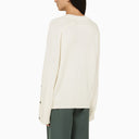 Loulou Studio Ivory Wool And Cashmere Jumper