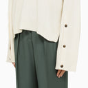 Loulou Studio Ivory Wool And Cashmere Jumper