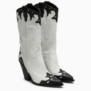 Sonora Milk/Black Suede Boot - Balardi