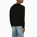 Roberto Collina Black Cotton Crew Neck Sweater