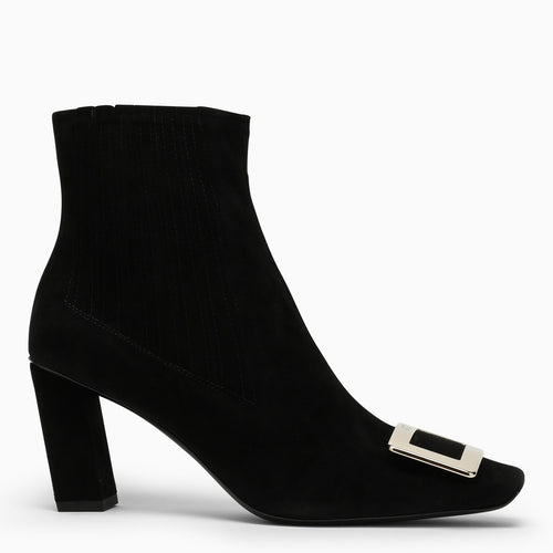 Roger Vivier Black Belle Vivier Chelsea Boot