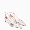 Roger Vivier Silver Slingback con paillettes
