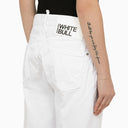 Dsquared2 White Trousers With Cotton Wear