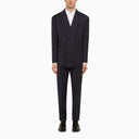 Dsquared2 Wallstreet Double Breasted Suit In Blue Wool