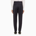 Dsquared2 Wallstreet Double Breasted Suit In Blue Wool