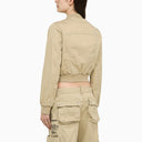 Dsquared2 Beige Cotton Multi Pocket Bomber Jacket