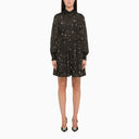 Dsquared2 Short Black Chemisier Dress - Balardi