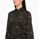 Dsquared2 Short Black Chemisier Dress - Balardi