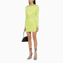 Dsquared2 Short Lime Dress With Draping