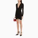 Dsquared2 Short Black Draped Dress