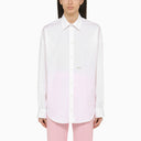Dsquared2 White Cotton Bib Shirt