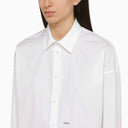 Dsquared2 White Cotton Bib Shirt