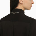 Dsquared2 tuta di miscela di seta nera