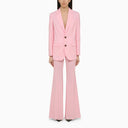 Dsquared2 Pink Wool Blend Palazzo Trousers
