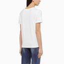 Maglietta di cotone bianco dsquared2 con logo