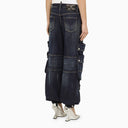 Dsquared2 Navy Blue Denim Cargo Jeans