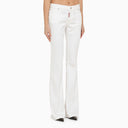 Dsquared2 White Cotton Trousers