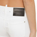 Dsquared2 White Cotton Trousers