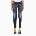 Dsquared2 Navy Blue Washed Denim Jeans