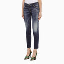 Dsquared2 Navy Blue Washed Denim Jeans