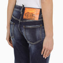 Dsquared2 Navy Blue Washed Denim Jeans