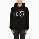 DSquared2 Icono sudadera con capucha negra