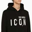DSquared2 Icono sudadera con capucha negra