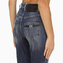 Dsquared2 Blue Skinny Jeans With Wear