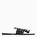 Sandalia Bambi de cuero negro Marni
