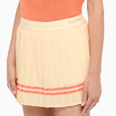 Sporty & Rich Almond Pleated Miniskirt - Balardi