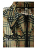 Burberry Cowbit Vintage Check Mesh Trench