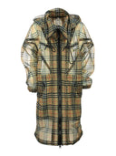 Burberry Cowbit Vintage Check Mesh Trench