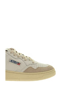 Autry Medalist Low Leather And Suede Sneakers