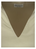 Top di seta Brunello Cucinelli con monili