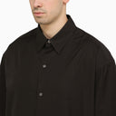 Studio Nicholson Navy Blue Oversize Short Sleeves T Shirt