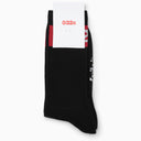 032c Black Socks With Logo Inlay - Balardi